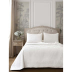 Blanc MariClò Set 2 Copriguanciali Sogno Toscano Collection in Cotone e Microfibra Bianco Avorio 50x80 cm.