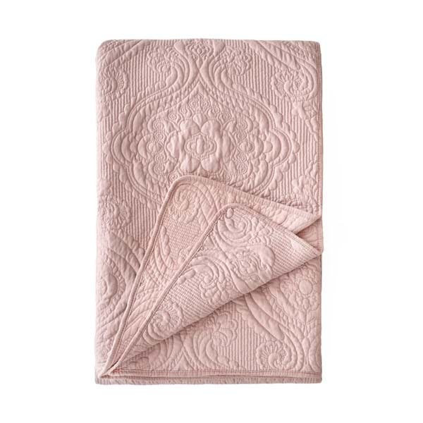 Trapunta Matrimoniale Sogno toscano Collection 260x260 cm. Rosa Chiaro