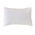Blanc MariClò Set 2 Copriguanciali Sogno Toscano Collection in Cotone e Microfibra Bianco Avorio 50x80 cm.