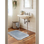 Blanc MariClò Tappeto Bagno Segreto Collection Azzurro 50x110 cm.