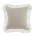Cuscino con Gala Estate di Sangallo Collection 45x45 cm. Beige
