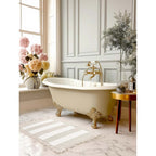 Blanc MariClò Tappeto a Righe con Gala Righe d'Aria Collection Beige 50x110 cm.