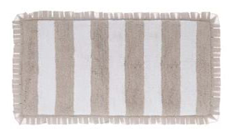 Blanc MariClò Tappeto a Righe con Gala Righe d'Aria Collection Beige 50x110 cm.