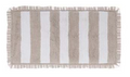 Blanc MariClò Tappeto a Righe con Gala Righe d'Aria Collection Beige 50x110 cm.