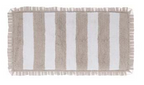 Blanc MariClò Tappeto a Righe con Gala Righe d'Aria Collection Beige 50x110 cm.