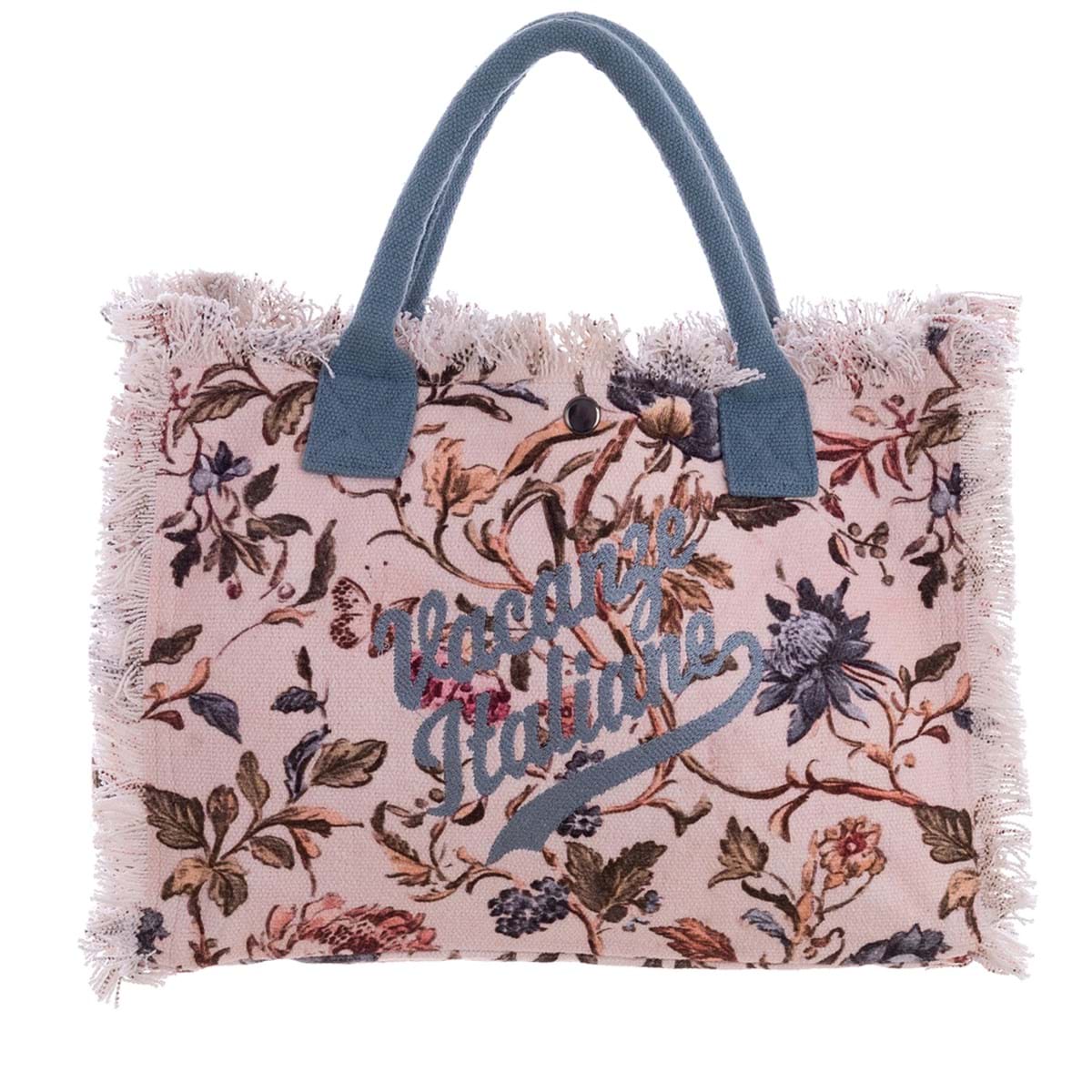 Borsa Ricamata Vacanze Italiane Mocha Mousse Collection 35x25x14 cm.