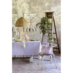 Blanc MariClò Tovaglia Linda Collection in Cotone Vichy Glicine 160x190 cm.
