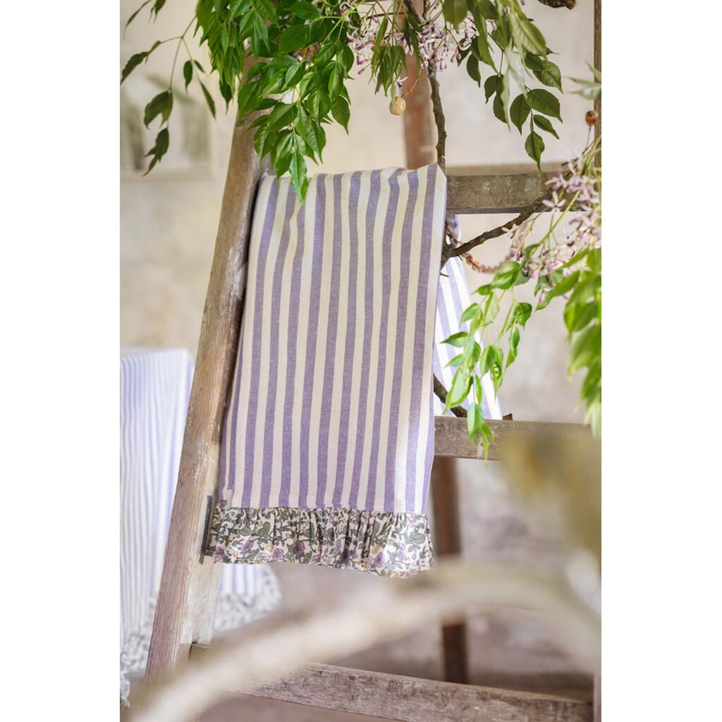 Blanc MariClò Canovaccio Linda Collection in Cotone Vichy Blu 50x70 cm.
