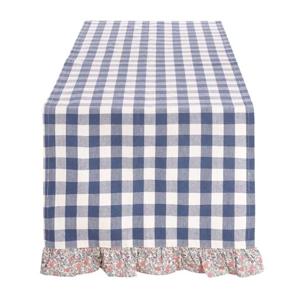 Blanc MariClò Runner Linda Collection in Cotone Vichy 45x150 cm.