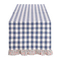 Blanc MariClò Runner Linda Collection in Cotone Vichy 45x150 cm.