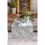 Blanc MariClò Runner Rami d'Amore Collection in Cotone 45x140 cm.