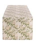 Blanc MariClò Runner Rami d'Amore Collection in Cotone 45x140 cm.