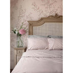 Blanc MariClò Completo Lenzuola 1 Piazza e Mezza con Gala Sogno Collection in 100% Cotone Rosa Cipria 200x290 cm.