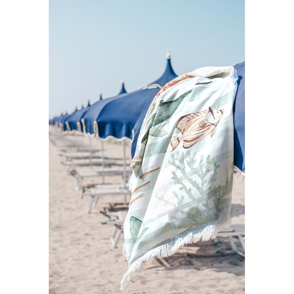 Set Telo Mare + Shopper Riviera Collection 85x180 cm.