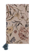 Copritutto Ricamato con Nappe Mocha Mousse Collection 150x200 cm.