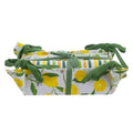 Blanc MariClò Cestino Limoni con due Canovacci in Cotone 40x70 cm.