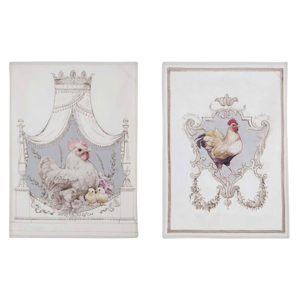 Blanc MariClò Cestino Coco' Collection in Cotone con 2 Canovacci 50x70 cm.