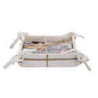 Blanc MariClò Cestino Coco' Collection in Cotone con 2 Canovacci 50x70 cm.