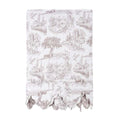 Trapunta Matrimoniale Toile De Jouy Collection 250x250 cm.