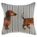 Blanc MariClò Cuscino Lovely Pets Teckel in Cotone 45x45 cm.