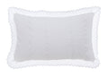Copriguanciale con Pizzo Palazzo Collection 50x80 cm. Bianco