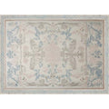 Blanc MariClò Tappeto Sussurro Collection in Poliestere e Cotone Azzurro 154x211 cm.