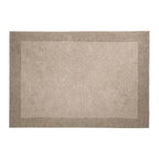 Tappeto 100% Cotone Blanc Mariclò 140x195 cm. Tortora