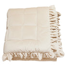 Blanc MariClò Trapunta in Velluto con Gale Diamante Velluto Collection in Microfiber Beige 260x260 cm.
