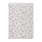 Blanc MariClò Trapunta Fantasia Hiver Fleuri Collection in 100% Poliestere Bianco Fiorato 260x260 cm.
