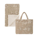 Blanc MariClò Plaid Sherpa Toile du Borgo Collection in Poliestere Beige 140x170 cm.
