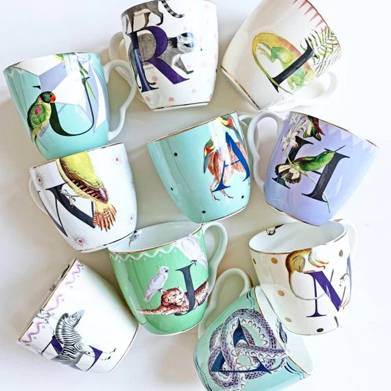 Tazza Mug Yvonne Ellen Alphabet Collection 9,7x13,5 cm.