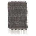 Blanc MariClò Plaid Bouclé Natural Soul Color Fango 125x150 cm.