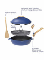 Cookut La Favolosa Padella 8 in 1 Cookut Collection Blu