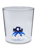 Henriette Bicchiere in Vetro Borosilicato Treasure Collection Deep Sea con Medusa Blu 300 ml.