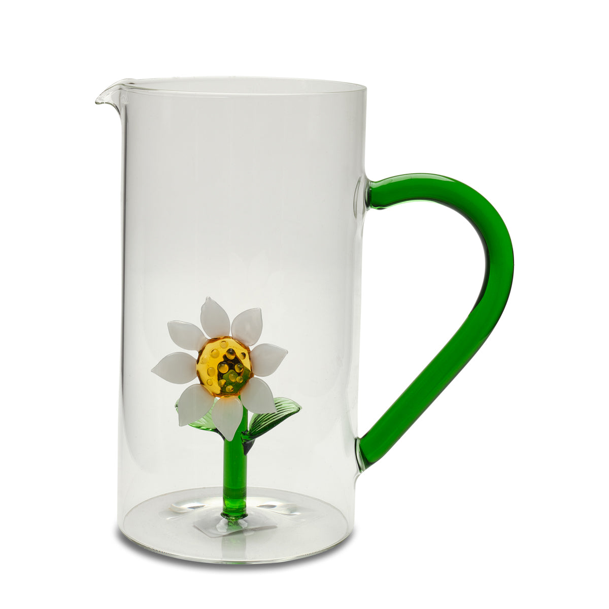 Brocca in Vetro con Tappo Treasure Collection Margherita 11x17,5 cm.