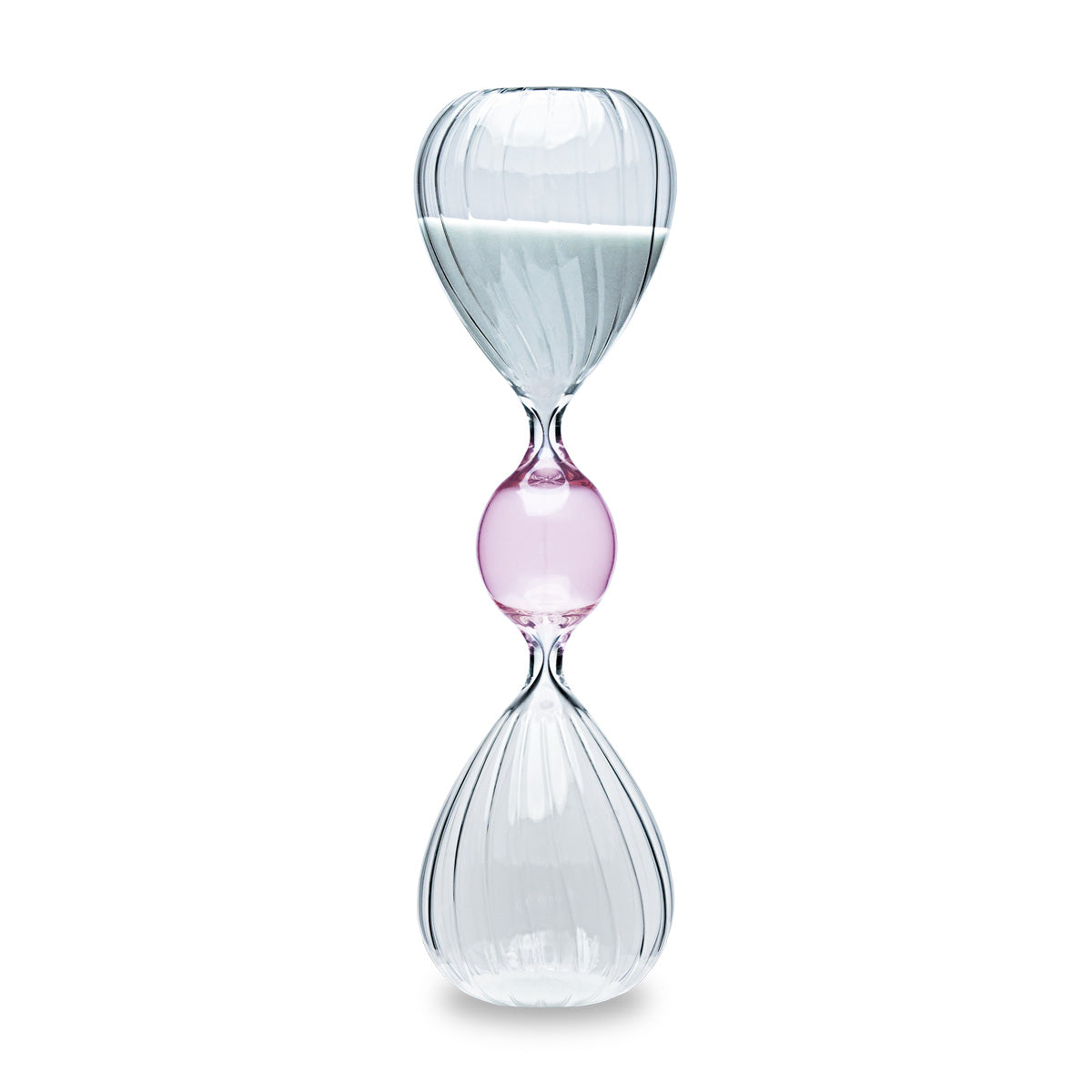 Clessidra in Vetro Borosilicato con Sabbia Bianca  ø 9x32 cm.