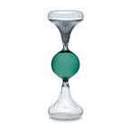 Clessidra in Vetro Borosilicato con Sabbia Bianca  ø 10x30 cm.