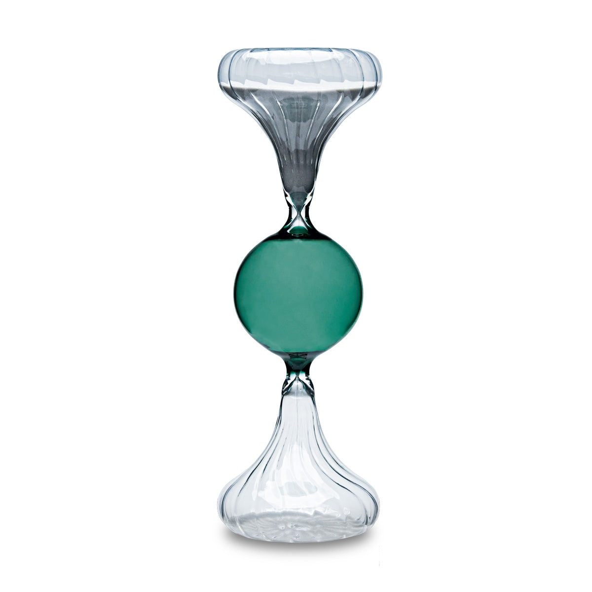 Clessidra in Vetro Borosilicato con Sabbia Bianca  ø 10x30 cm.