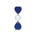 Henriette Clessidra Decorativa in Vetro Borosilicato Cobalto ø 4x12 cm.