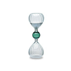 Henriette Clessidra in Vetro Borosilicato Ottanio ø 7x20 cm.