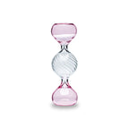 Henriette Clessidra in Vetro Borosilicato Rosa ø 4x13 cm.