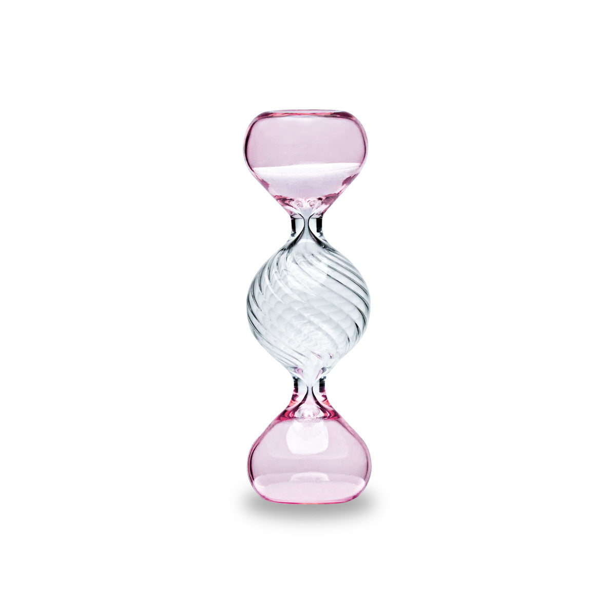 Henriette Clessidra in Vetro Borosilicato Rosa ø 4x13 cm.