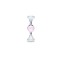 Henriette Clessidra in Vetro Borosilicato Rosa ø 4x12,5 cm.