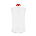 Henriette Barattolo Fungo in Vetro Borosilicato Soffiato Multicolor ø 10x19 cm.