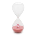 Henriette Clessidra Bimba in Vetro Borosilicato Sabbia Rosa ø 6,5x16 cm.