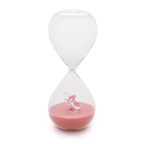 Henriette Clessidra Bimba in Vetro Borosilicato Sabbia Rosa ø 6,5x16 cm.