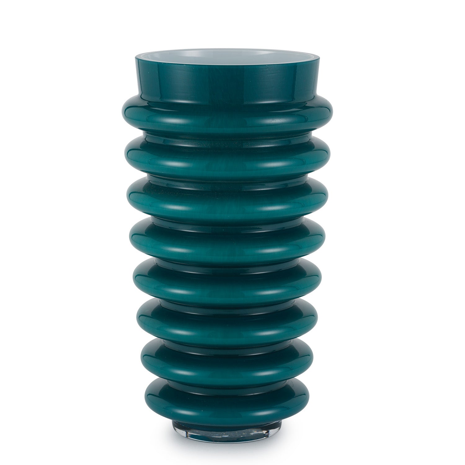 Vaso Jump in Vetro Colorato Kalos Collection ø 16,5x30,5 cm.