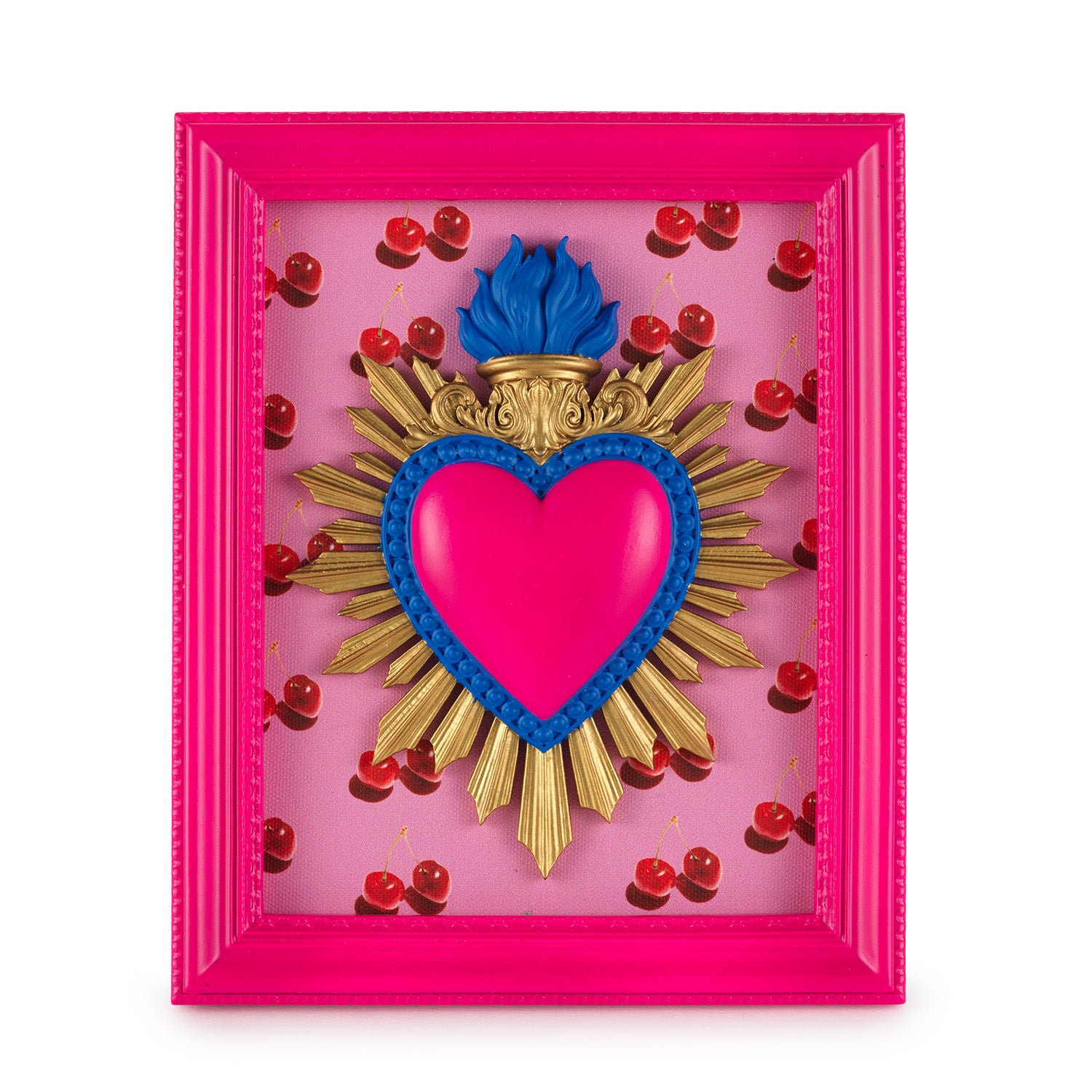Cornice con Cuore Sacro da Appoggio o da Appendere Ton Coeur Collection 18x22 cm.