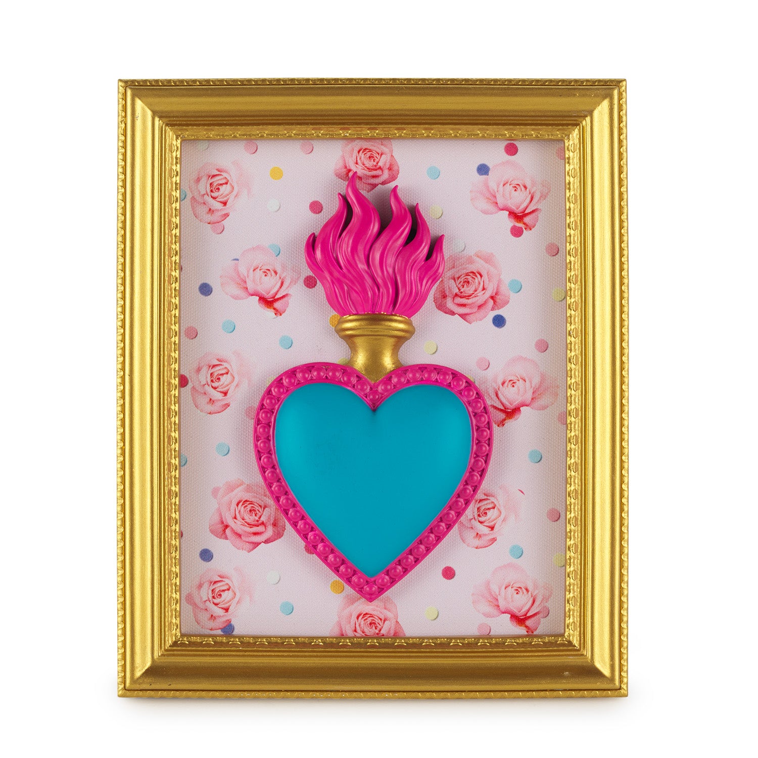 Cornice con Cuore Sacro da Appoggio o da Appendere Ton Coeur Collection 18x22 cm.