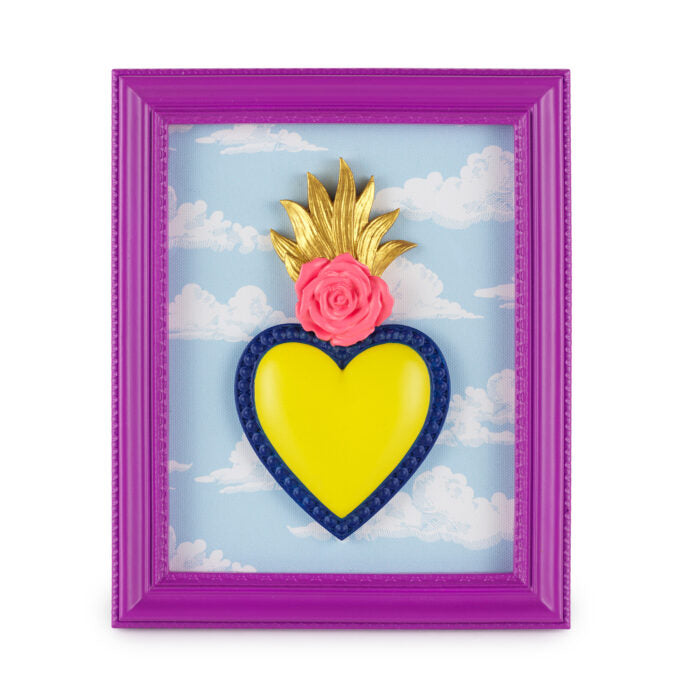 Cornice con Cuore Sacro da Appoggio o da Appendere Ton Coeur Collection 18x22 cm.